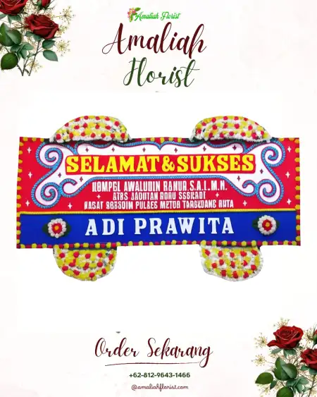 Papan Bunga Ucapan Selamat Cibinong